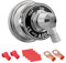 Spurtar Desconectador de Bateria Coche 12V 24V 48V On-Off 200A Interruptor de Batería Aislador de corte de corriente Kill Switch para camión, cabrestante, ATV, RV, marina, barco