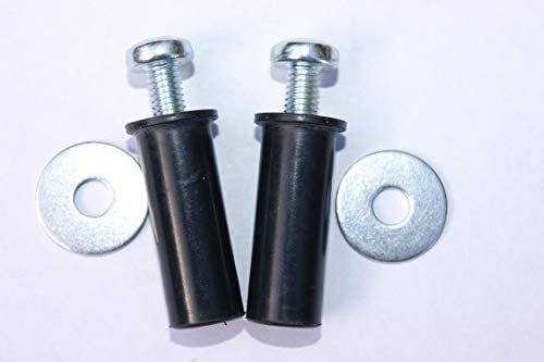 Top Fixing Toilet Seat Fittings 1 x Pair. Non Slip. Suitable for 12-13mm Holes in Ceramic Bowls