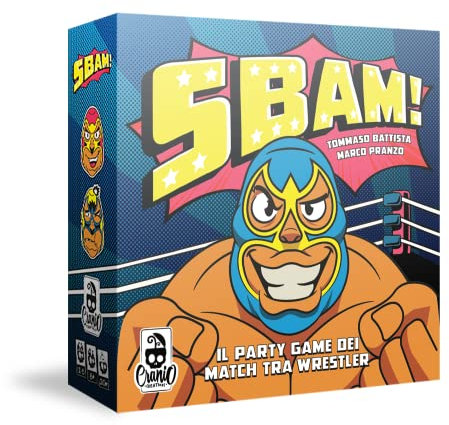 Cranio Creations - Sbam, Combatti Contro i Tuoi Avversari In Questo Tematico Gioco Sul Wrestling, Edizione in Lingua Italiana