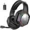 EKSA E1000WT Wireless Gaming Headset for PS5 PS4 PC, 7.1 Surround Sound Gaming Headphones with Microphone ENC, 3.5mm Audio Jack, 2.4GHz Low Latency, 36 Hours Battery USB Headset (Gray)