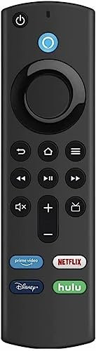 Fire Stick TV Replacement Remote Control with Alexa Voice Control L5B83G Remote Control for Amazon Fire Stick TV, Fire TV Cube with Netflix, Hulu Video Buttons