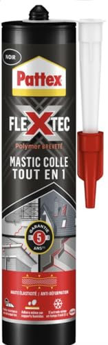 Pattex Colle mastic Tout en 1 Flextec - Teinte: Noir