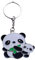 LiJuanWang Schlüsselanhänger Anhänger,Geschenk Schlüsselanhänger,Bamboo Panda Schlüsselanhänger,Metall Glücksbringer,Pandabär China Souvenir,Panda Schlüsselbund