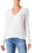 Tommy Jeans Jersey Mujer Cuello de Pico, Beige (Ancient White), L