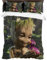 XYOK Baby Groot Bettwäsche-Sets,I Am Groot Bettbezug für Film-Fans,Steppdeckenbezug und 2 Kissenbezug,Kinder Bettwaren-Sets (Groot2, Single 135x200)