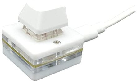 Croerma Gaming-Tastatur RGB Mini 1 Taste OSU Tastatur für Zeichnung Photoshop Tastatur für Makro-Programmierung mechanische Tastatur, roter Schaft