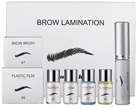 Eyebrow Lamination Kit Beauty Brows Kit für 45-60 Tage 3d Augenbrauen Laminierung Kit professionelle natürliche trendige langlebige Perming Eyebrow Kit für den Heimgebrauch