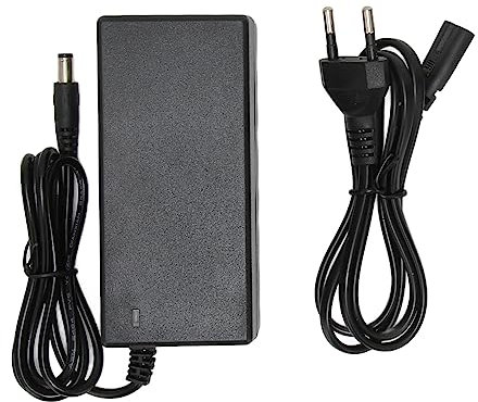 Caricatore 42 V Adattatore di Alimentazione Universale per Batteria Al Litio a 36 V, Caricabatterie 2A in Rapida Ricarica con Controllo del Chip Intelligente, Uso Esterno (Plug)