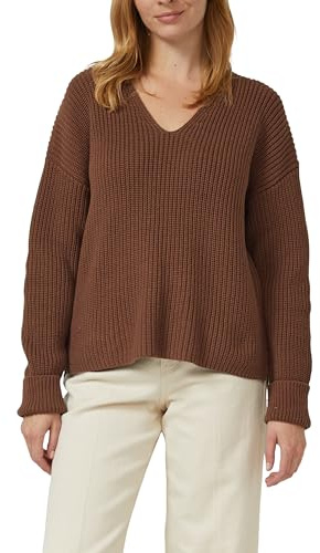 s.Oliver Grobstrickpullover mit V-Ausschnitt im Relaxed Fit