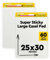 Post-it, Lavagna Cancellabile Post-it Super Sticky, 2 Blocchi da 15 Fogli Rimovibili, Blocco da Parete e Treppiedi, Bianco, 635 X 762 Mm