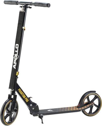 Apollo Phantom Pro Cityroller für Kinder und Erwachsene, XXL-Räder, Tretroller, klappbar, höhenverstellbar