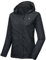 Little Donkey Andy Damen wasserdichte Regenjacke Leichte atmungsaktivem Regenjacke für Outdoor-Windbreaker zum Wandern, Reisen Schwarz L