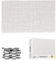 TinyYouth 1000-Piece Mini White Jigsaw Puzzles - Blank Pieces to Paint, 2mm Cardboard, 42cmx29.7cm - Difficult Puzzle Game for Adults & Kids