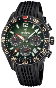 Festina Herren Analog Quarz Uhr mit Silikon Armband F20518/2