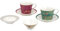 Sara Miller SMC79206-XG London Chelsea Collection Service à thé pour deux personnes, porcelaine
