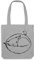 Ligarti Tasche I nachhaltiger Jutebeutel bedruckt I hochwertige stabile Einkaufstasche | (Schlafender Fuchs (grau))
