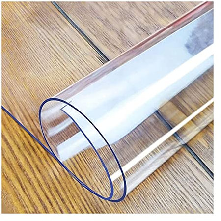 SSFMSF Protettiva Trasparente Per Tavolo,Pellicola Protettiva Pvc Alta Qualità Lavabile Impermeabile Resistente Calore,Supporto Personalizzato,Adatto Per Cucina E Giardino(Color:1mm,Size: 25x25cm)