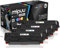 Mipuu 4 Toner kompatibel mit HP W2030A W2031A W2032A W2033A 415A mit Chip für Color Laserjet Enterprise M480F M455 M480 Color Laserjet Pro M479DW M454