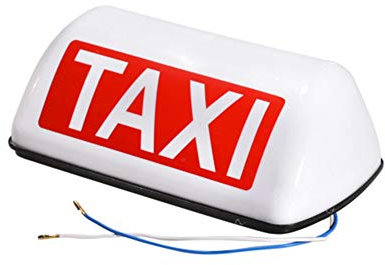 Ekakashop Dekoration für LED-Taxi-Schilder, 12 V, Taxi-Licht, wasserdicht, oberes Schild, magnetisches Messgerät, Kabinenlampe, Signal-Licht, Deckenleuchte, Taxi-Licht, Auto