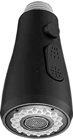 Heable 2 Function Kitchen Tap Spray Head Replacement Part, Pull Out Settings Shower Head for Kitchen Bathroom Mixer Faucet Black