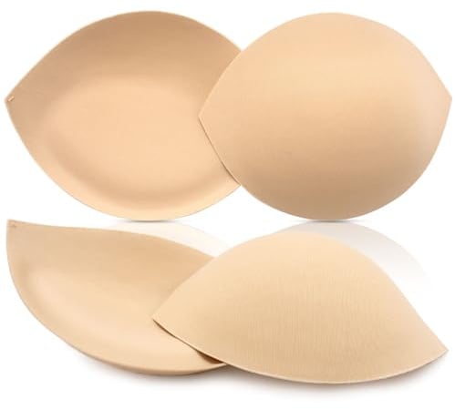 Bra Pads Insert Breast Enhancer, Push up Swimsuit Cup to Add Instant Volume