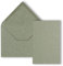 FarbenFroh by GUSTAV NEUSER 75x Einzelkarten Set Kraftpapier mit Briefumschlägen DIN A6 / C6 in Grau - 14,8 x 10,5 cm - ohne Falz