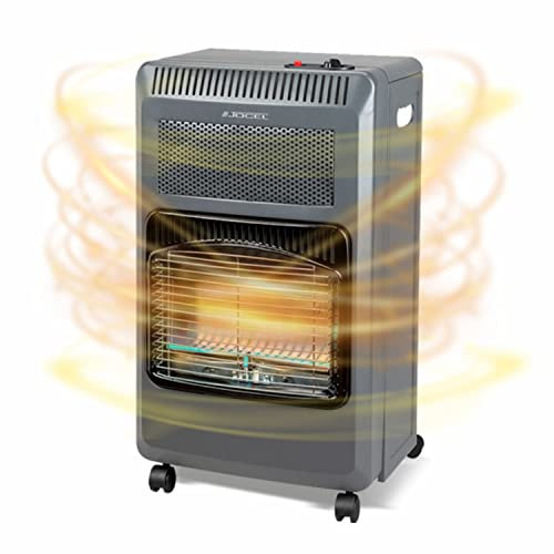Jocel Gasheizung. Heizstrahler Gas mit Einer Leistung von 3500 Watt. Gasheizung für Innenräume, Gasheizstrahler. Kann bis zu 60 Quadratmeter Heizen.