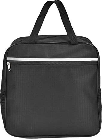 Tissting Rollstuhltasche aus 600D Oxford-Stoff, tragbarer Rollstuhlhandlauf-Rucksack, hängende Aufbewahrungstasche mit reflektierendem Streifen für Erwachsene und Senioren