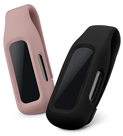 kwmobile Clip Halter kompatibel mit Fitbit Inspire 3 / Inspire 2 / Ace 3 - Silikon Fitnesstracker Halterung - ohne Tracker