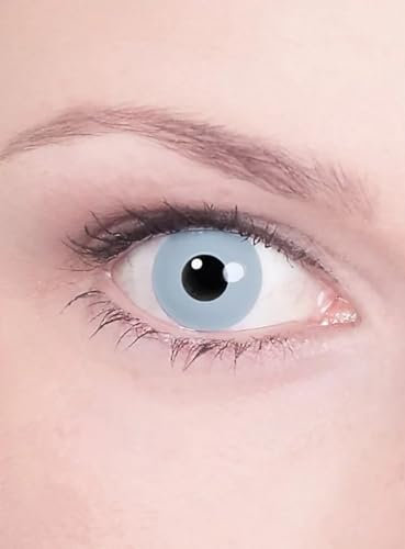 Vampir Kontaktlinsen/Monatslinsen - Motivlinsen ohne Sehstärke - Unisex - Erwachsene - ideal für Halloween, Karneval, Motto-Party & Horror-Events