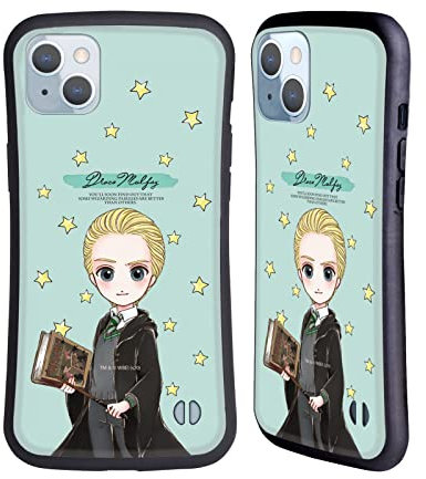 Head Case Designs Offizielle Harry Potter Draco Malfoy Deathly Hallows XXXVII Hybride Handyhülle Hülle Huelle kompatibel mit Apple iPhone 14 Plus