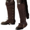 Kaxenig Wikinger Stiefelstulpen, Wikinger-Beinwickel, Ritterbeinschützer Piraten- und Renaissance-Kunstleder-Steampunk-Kostü für Stiefel