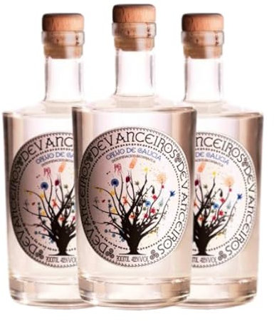 Orujo Nor-Iberica de Bebidas Devanceiros Blanco 70 cl (Caja de 3 Botellas de 70 cl)