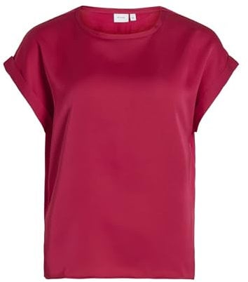 Vila Female Oberteil mit kurzen Ärmeln VIELLETTE