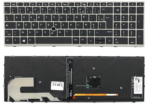 Tastiera francese AZERTY per HP ZBOOK 15U G5/15U G6 L11999-281 + retroilluminazione
