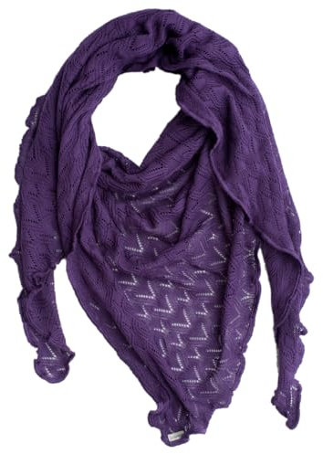 Invero, Merino Dreieckstuch Susi (Zwetschge)