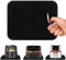 Maerolre 16 * 20''(1mm) Heat Resistant Mat for Air Fryer，Heat Resistant Mats for Kitchen Countertop,Fireproof Silicone Mats fit Most Toaster and Oven,Quartz Countertop Protector Mat Black (1)