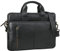 STILORD 'Raihn' Leder Umhängetasche Herren 13.3-14 Zoll Laptop-Tasche für Arbeit Reisen Business Tasche Schmal Laptophülle aus Echtleder, Farbe:schwarz