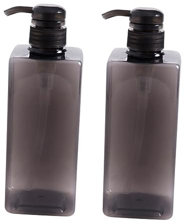 Healeved Reiseflaschen-Set Toilettenartikel 2er-Pack 600 Ml Kunststoff-pumpgläser Lotionbehälter Für Shampoo Spülung Creme