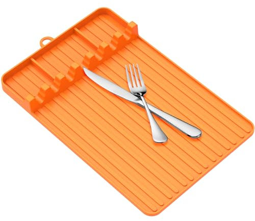 Tapis de barbecue antiadhésif 39,5 x 26,8 x 2 cm, résistant à la chaleur, papier sulfurisé réutilisable, tapis de cuisson pour barbecue à gaz et charbon de bois, anti-adhésif pour barbecue à gaz pour