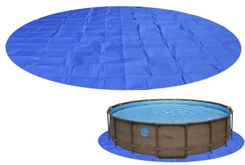 Revêtement de piscine, bâche de piscine ronde, tapis de sol épais, doublure de piscine robuste, tapis de sous-couche de piscine, tapis de piscine, prévention des crevaisons, couverture de sol de