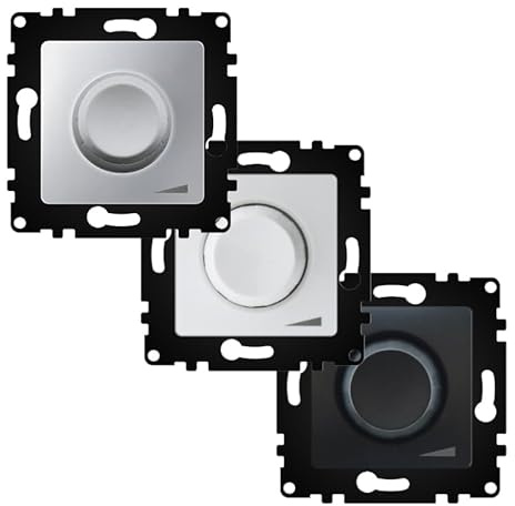 VoltShine Dimmer 40-600 W – PJ Weiß: Passen Sie die Helligkeit in Ihrem Zuhause oder Büro genau an. Das moderne Design ergänzt jede Einrichtung und verwandelt Ihr Ambiente.
