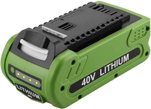 40V Battery Replacement for Greenworks 40V 2.0Ah Battery | Compatible with All G-MAX 40V Power Tools G40B2 G40B4 G40B5 G40B25 29462 29472 20202 20302 25312 25322 (Actual capacity)