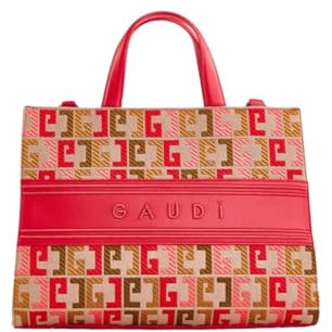 Weiße Top Handle Tasche mit Logo. Wählen Sie die Top Handle Tasche aus Kunstleder und Canvas mit GJ-Lettering, gesticktem Logo und abnehmbarem Schultergurt. Für vielseitige und ikonische Eleganz