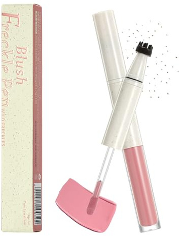 Freckle Stamp & Blush Pen,2-In-1 Freckle Makeup Pen And Blusher,Natürlichkeitsgetreu & Multifunktionsfähig Make Up Stift For Cheeks Face Makeup