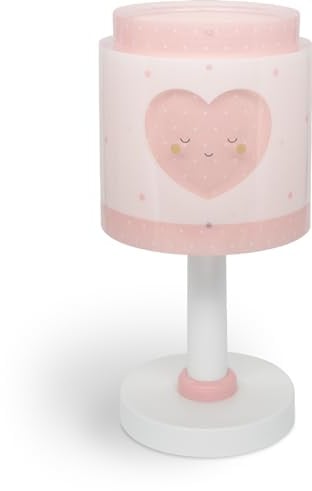 Dalber Kinder Tischlampe Baby Dreams Rosa Herz 76011NS G4 LED | Nachtlicht; 4W LED; Glühbirne enthalten