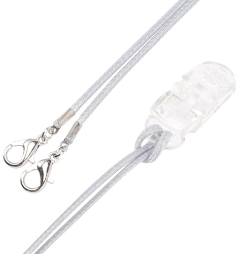 Hörgeräte Seil Clip Schutzset für Dünne Kragen | ABS und Nylon, Leicht Tragbar, Täglicher Halt für Büro und Alltag, 3 Stück