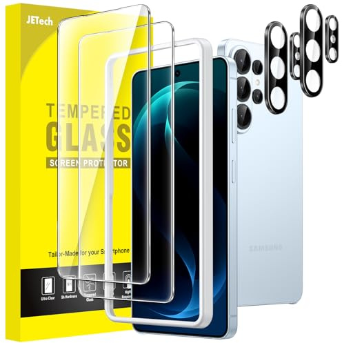JETech Screen Protector for Samsung Galaxy S26 Ultra, 2+2 Pack | with Camera Lens Protector, HD Clear Tempered Glass, Anti-Scratch Protection, Easy Installation Tool