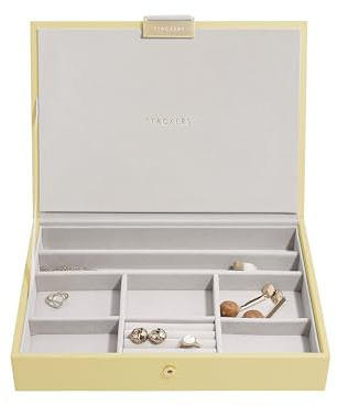 Stackers Butter Yellow Classic Jewellery Box Lid