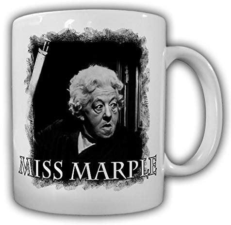 Miss Marple Krimi Roman alte Dame Kult Serie 50er 60er Film Tasse Becher #19862